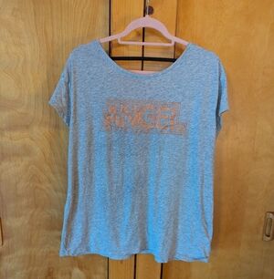 Y2K Victoria Secret Scoop Back Shirt Womens XS Short Sleeve Open Back Tee